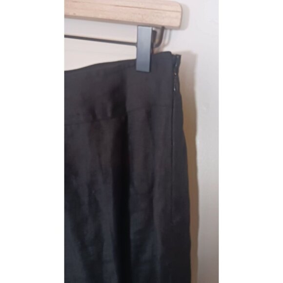 Vintage Talbots Irish Linen Coastal Black Lined Pants Women's Size 12 - Picture 5 of 5